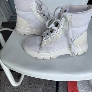 Dr. Martens Off-White High-Top Sneakers